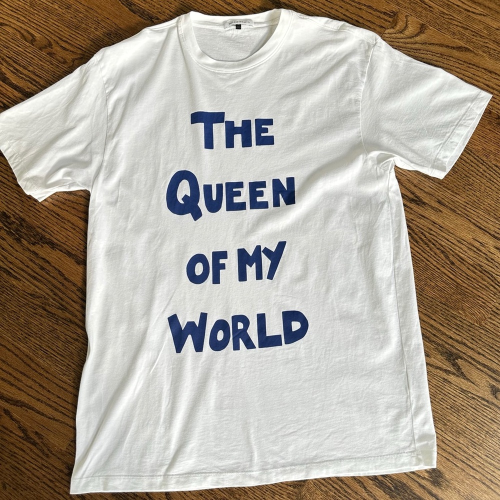 Bella Freud The Queen Of My World Oversized Cotton-Jersey T-Shirt